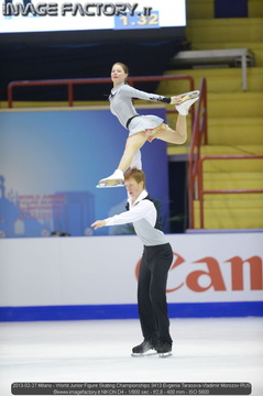 2013-02-27 Milano - World Junior Figure Skating Championships 3413 Evgenia Tarasova-Vladimir Morozov RUS